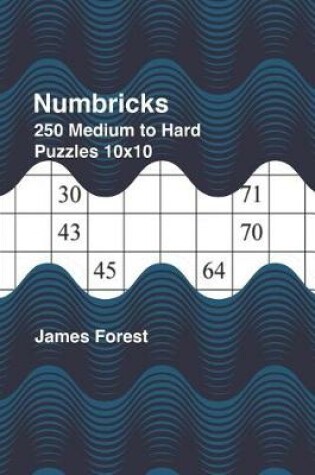 Cover of 250 Numbricks 10x10 medium to hard puzzles