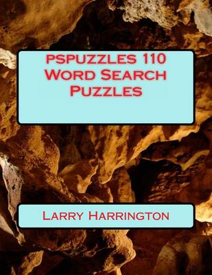 Book cover for pspuzzles 110 Word Search Puzzles