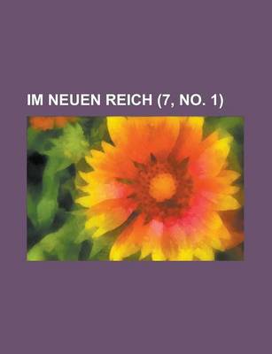 Cover of Im Neuen Reich