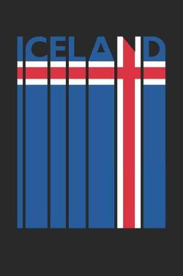 Book cover for Vintage Iceland Notebook - Retro Iceland Planner - Icelandic Flag Diary - Iceland Travel Journal