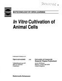 Book cover for In Vitro Cultivation of Animal Cells