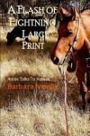 Book cover for A Flash of Lightning Large Print