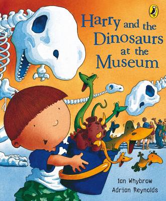 Book cover for Harry and the Dinosaurs at the Museum