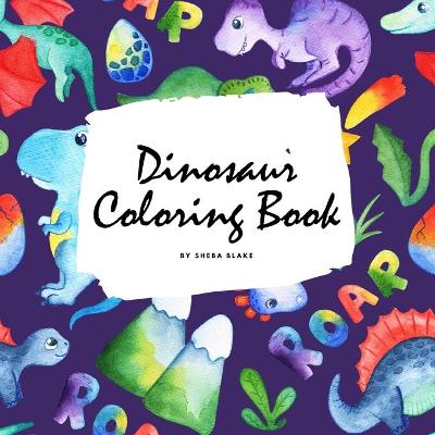 Book cover for Dinosaur Coloring Book for Children (8.5x8.5 Coloring Book / Activity Book)