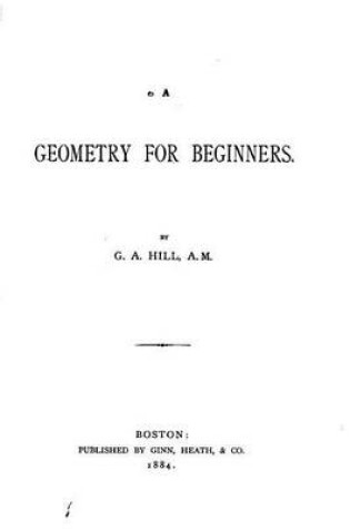 Cover of A geometry for beginners