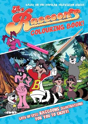 Book cover for The Raccoons Colouring Book