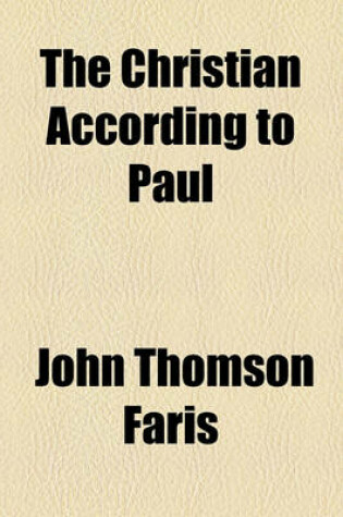 Cover of The Christian According to Paul