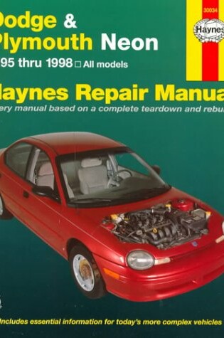 Cover of Dodge and Plymouth Neon (1995-1999) Automotive Repair Manual