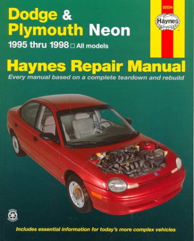 Book cover for Dodge and Plymouth Neon (1995-1999) Automotive Repair Manual