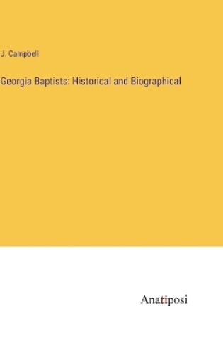 Cover of Georgia Baptists