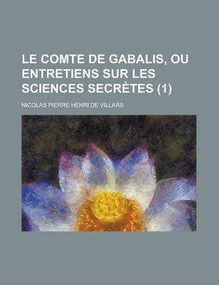 Book cover for Le Comte de Gabalis, Ou Entretiens Sur Les Sciences Secretes (1)