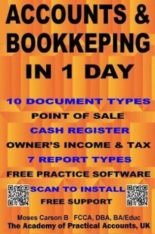 Cover of Accounts and Bookkeeping in 1 Day