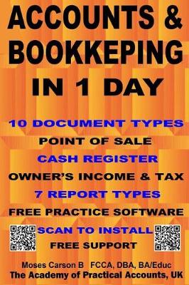 Book cover for Accounts and Bookkeeping in 1 Day