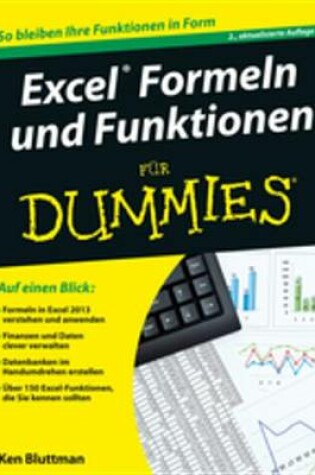 Cover of Excel Formeln und Funktionen für Dummies