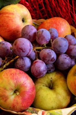 Book cover for Fruit Basket of Grapes and Apples Journal