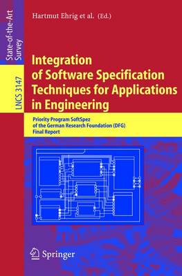 Cover of Integration of Software Specification Techniques for Applications in Engineering