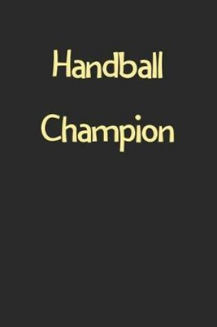 Cover of Handball Champion