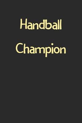 Book cover for Handball Champion