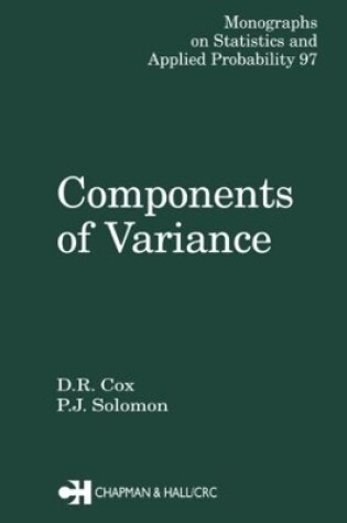 Cover of Components of Variance