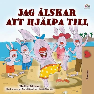 Book cover for I Love to Help (Swedish Children's Book)