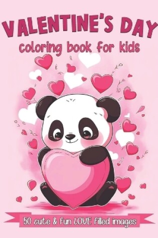 Cover of Valentine's Day Coloring Book For Kids