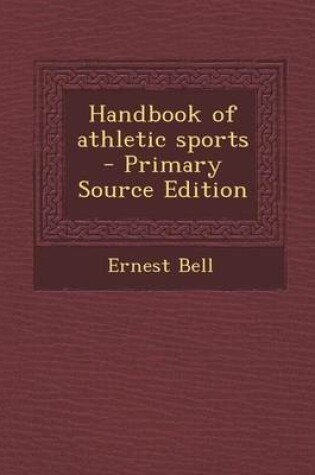 Cover of Handbook of Athletic Sports