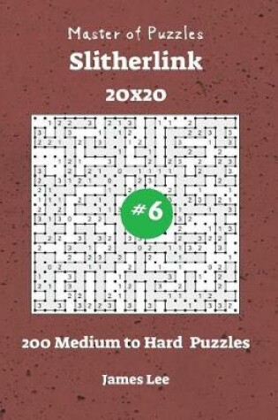 Cover of Master of Puzzles Slitherlink - 200 Medium to Hard 20x20 vol. 6