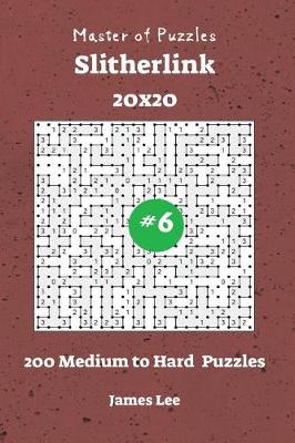 Book cover for Master of Puzzles Slitherlink - 200 Medium to Hard 20x20 vol. 6