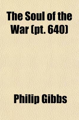 Book cover for The Soul of the War (Volume 640)