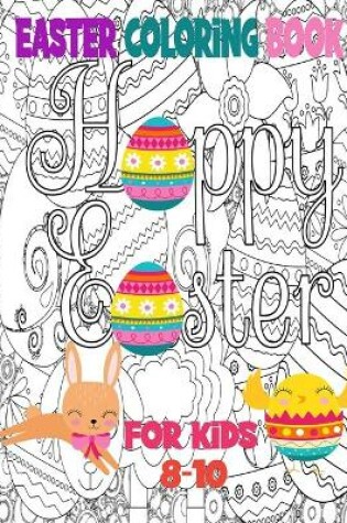 Cover of Easter coloring book for kids 8-10