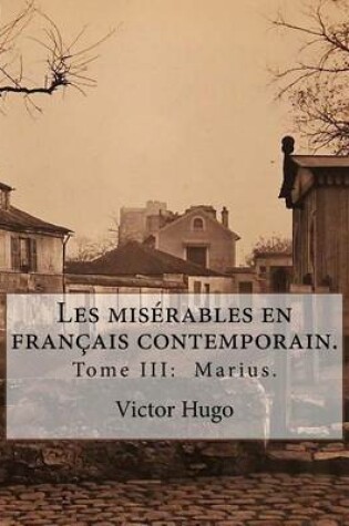 Cover of Les misérables en français contemporain.