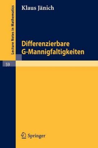 Cover of Differenzierbare G-Mannigfaltigkeiten