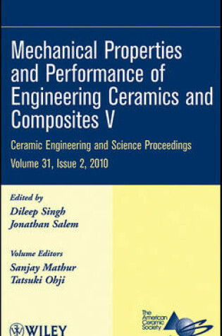 Cover of Mechanical Properties and Performance of Engineering Ceramics and Composites V