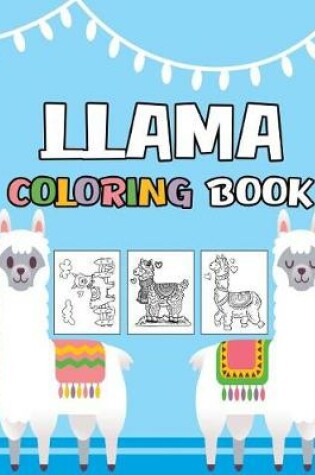 Cover of Llama Coloring Book