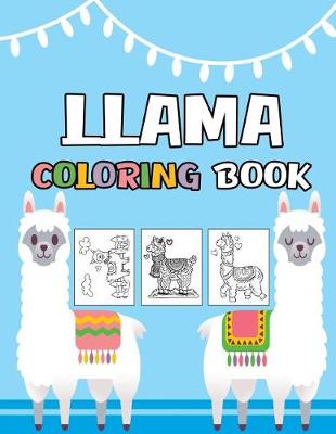 Cover of Llama Coloring Book