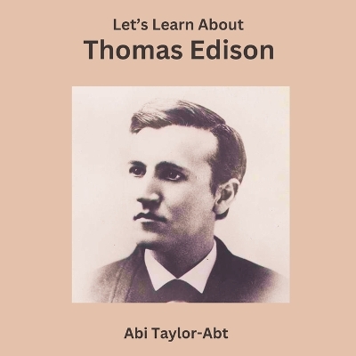 Book cover for Let's Learn About Thomas Edison