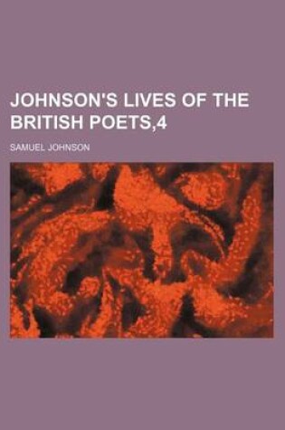 Cover of Johnson's Lives of the British Poets,4