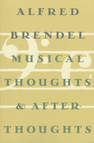 Cover of Musical Thoughts and After-Thoughts