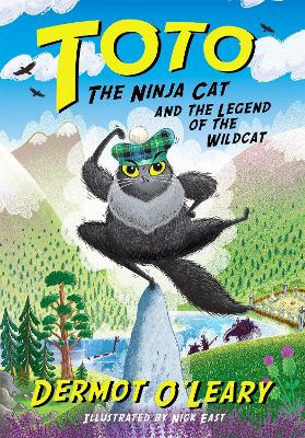 Book cover for Toto the Ninja Cat and the Legend of the Wildcat