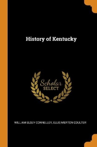 Cover of History of Kentucky