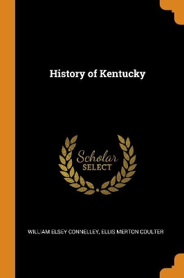Book cover for History of Kentucky