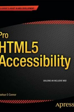 Cover of Pro HTML5 Accessibility