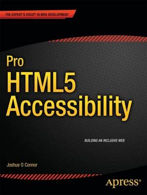 Book cover for Pro HTML5 Accessibility