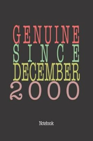 Cover of Genuine Since December 2000