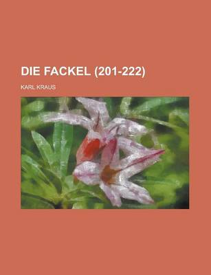 Book cover for Die Fackel (201-222)