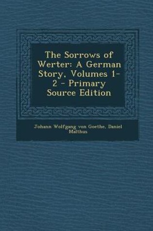 Cover of The Sorrows of Werter