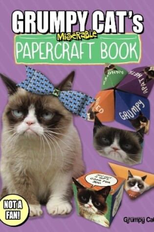 Cover of Grumpy Cat's Miserable Papercraft Book