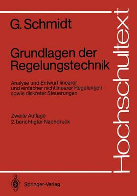 Cover of Grundlagen Der Regelungstechnik