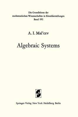 Cover of Algebraic Systems