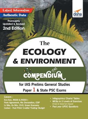 Book cover for The Ecology & Environment Compendium for IAS Prelims General Studies Paper 1 & State Psc Exams